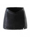 Hot Y2K Black PU Leather Women's Mini Skirt 2022 Vintage Sexy Skirts Irregular Waist with Anti-glare Culottes faldas ropa muj...