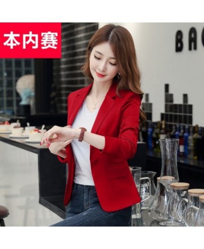 Blazers for Women Short Suit Blazers New Korean Ladies Western Style Slim Fit Slimming Casual Student Suit Jacket Woman Blaze...