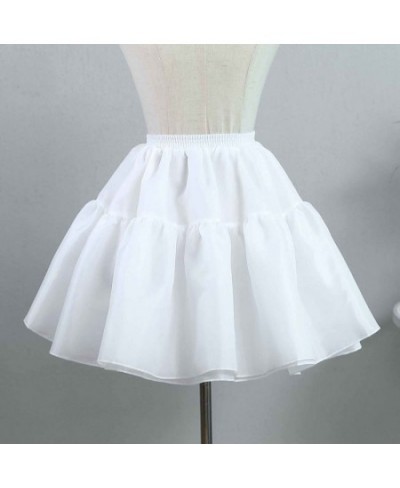 Lolita Underskirt Daily Boneless Crystal Gauze Adjustable COS Slip Puff Petticoat $28.38 - Skirts