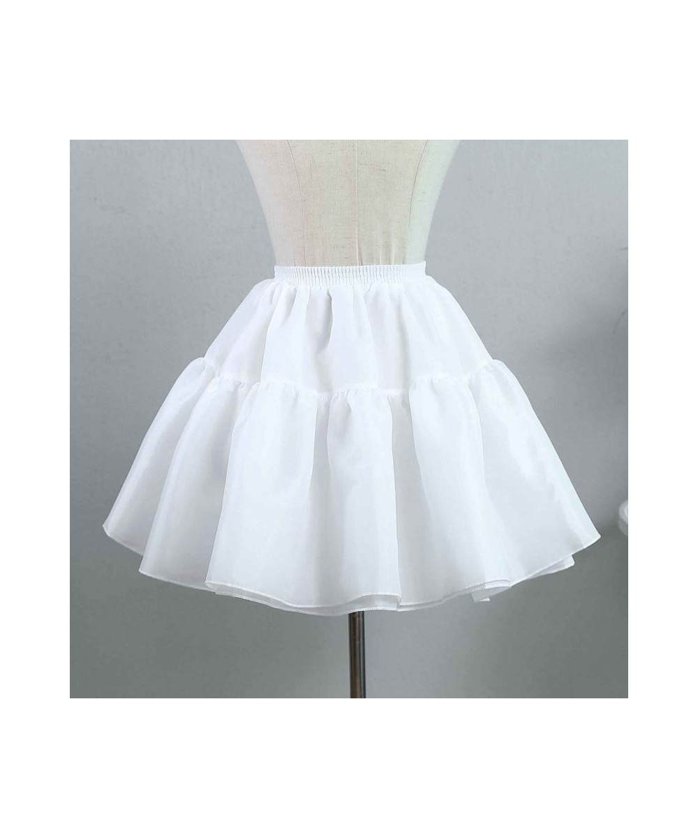 Lolita Underskirt Daily Boneless Crystal Gauze Adjustable COS Slip Puff Petticoat $28.38 - Skirts