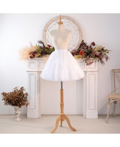 Lolita Underskirt Daily Boneless Crystal Gauze Adjustable COS Slip Puff Petticoat $28.38 - Skirts