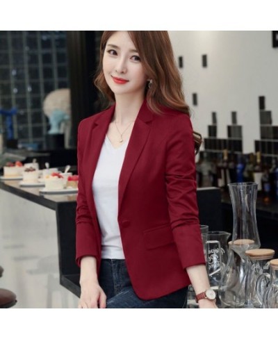 Blazers for Women Short Suit Blazers New Korean Ladies Western Style Slim Fit Slimming Casual Student Suit Jacket Woman Blaze...