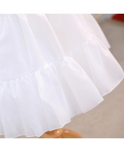 Lolita Underskirt Daily Boneless Crystal Gauze Adjustable COS Slip Puff Petticoat $28.38 - Skirts