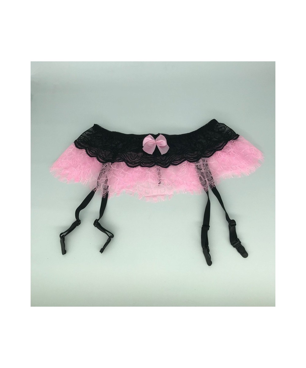 Black Pink Red White Lace Floral Garters Women Sexy Transparent Wedding Garters Adjustable Suspender Belt For Stockings $11.5...