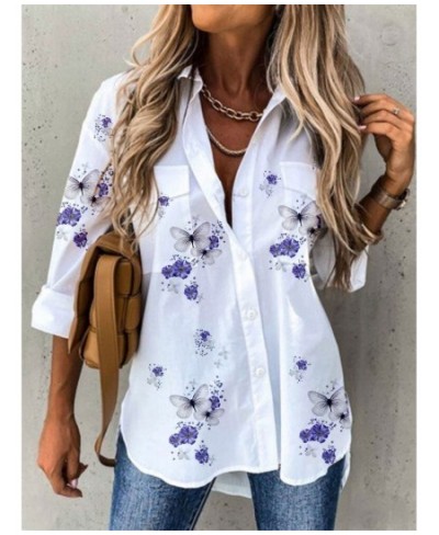 New Fashion Women Blouse Shirt Spring Summer White Shirts Elegant Turn-Down Collar Casual Office Basic Tops Blusas Clothes $3...