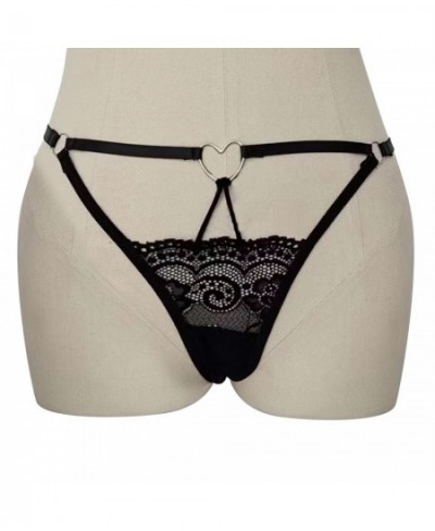 Sexy Lace Thong Women Black Low-waist Hollow Out Female G String Temptation Embroidery Intimates Panties Womens Lingerie $13....