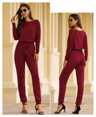 Autumn Lace Up Fashion Womens Casual Loose Jumpsuits Casual Ankle Banded Pants Rompers Jumpsuit Playsuit For Women 2023 $32.4...