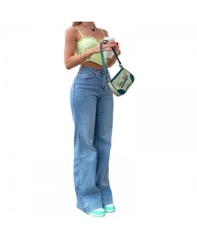 Plus Size y2k Midi Rise Bell Bottom Jeans Fall Outfits Women 2022 Blue Sexy Casual Flared Denim Trousers Streetwear $42.80 - ...