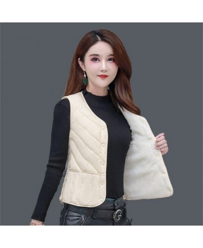 Winter Women Vest Plus Size 5XL Thicken Cotton Padded Jacket Female Autumn Slim Windproof Warm Sleeveless Waistcoat $36.94 - ...