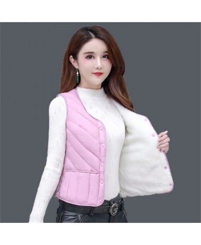 Winter Women Vest Plus Size 5XL Thicken Cotton Padded Jacket Female Autumn Slim Windproof Warm Sleeveless Waistcoat $36.94 - ...