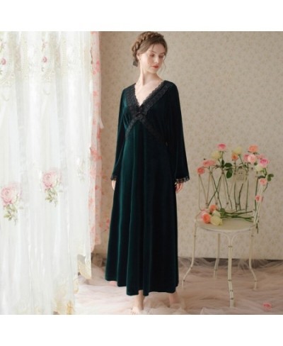 French Spring/Summer Long Canary Fairy Nightgown Thick Home Dress with Loose Flared Sleeves $87.36 - Sleepwears