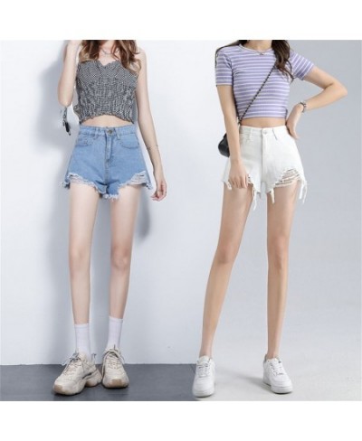 Vintage Ripped Jeans Shorts Women High Waist Denim Shorts Female Summer Chic Streetwear Stylish Sexy Hot Shorts Girls jeans $...