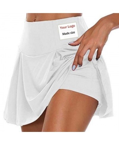 DIY Your Like Photo Or Logo Tennis Skirt Customized Printed Leisure Skirts Harajuku Women Fashion Custom Yoga Tennis Short $2...