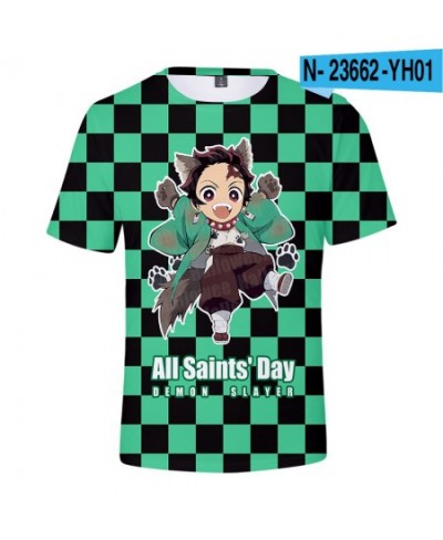 Demon Slayer 3D Baby Mom T-Shirt Kids Kimetsu No Yaiba Graphic Top Summer Japan Anime T Shirt Streetwear T-shirt Kids Clothes...