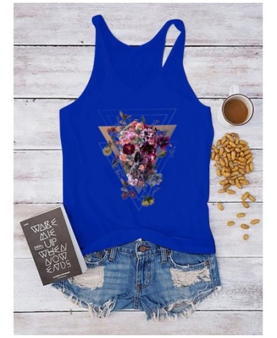 Butterfly Skull Print Funny Womens Tank Tops New Summer Loose Tank Tops Sleeveless Femme Tees Shirt Ropa Mujer Verano 2022 $2...