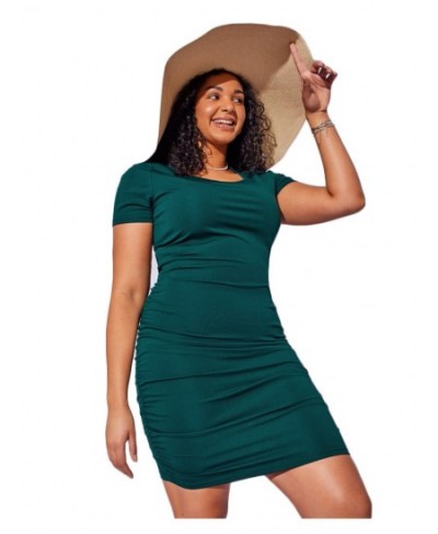 Plus size Ruched Cut Out Dress $26.50 - Plus Size Clothes