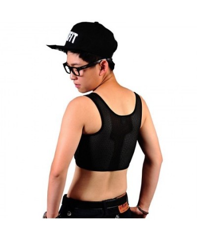 Women's Breathable Chest Binder Tomboy Trans Lesbian Transgender FTM Full Net Surface Tank Top Crop Top Women Corset $22.30 -...