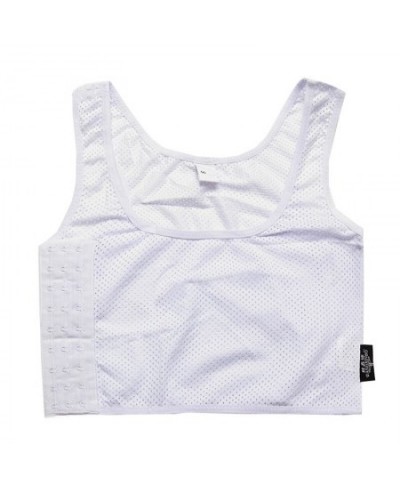 Women's Breathable Chest Binder Tomboy Trans Lesbian Transgender FTM Full Net Surface Tank Top Crop Top Women Corset $22.30 -...