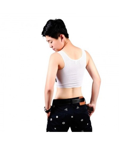 Women's Breathable Chest Binder Tomboy Trans Lesbian Transgender FTM Full Net Surface Tank Top Crop Top Women Corset $22.30 -...