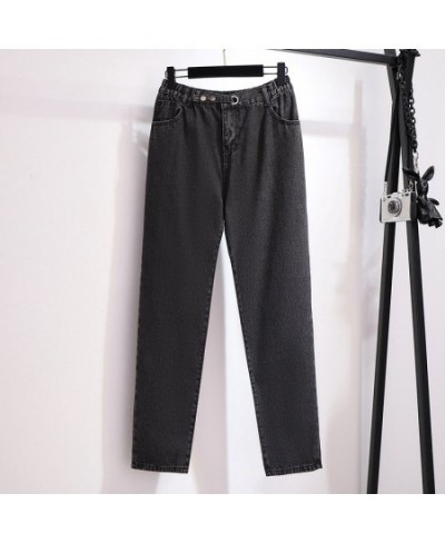 Plus Size 6XL 150kg Women Summer Jeans Loose Casual Mom Jeans Pants Boyfriends Streetwear Denim Pants Trousers $54.83 - Plus ...