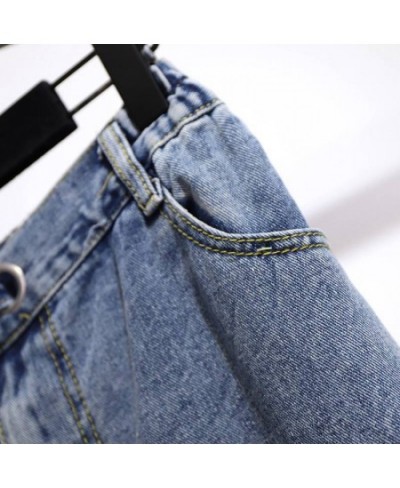 Plus Size 6XL 150kg Women Summer Jeans Loose Casual Mom Jeans Pants Boyfriends Streetwear Denim Pants Trousers $54.83 - Plus ...