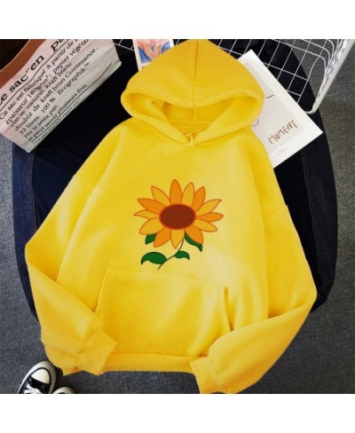 Wonder Egg Priority Kawaii Hoodie Aesthetic Sun Flower Pocket Same Paragraph Casual Loose Sweatshirts Anime Cartoon Cute $29....