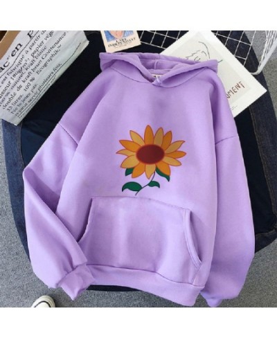 Wonder Egg Priority Kawaii Hoodie Aesthetic Sun Flower Pocket Same Paragraph Casual Loose Sweatshirts Anime Cartoon Cute $29....