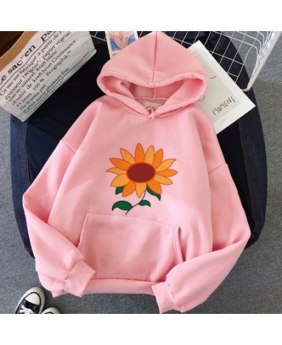 Wonder Egg Priority Kawaii Hoodie Aesthetic Sun Flower Pocket Same Paragraph Casual Loose Sweatshirts Anime Cartoon Cute $29....