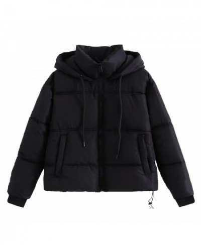 Women's Jackets Hoodies Coat Parkas Outwear Zipper Outerwear Hoody Jacket Thick Warm Jacket Fashion Elegant Winter Woman Jack...