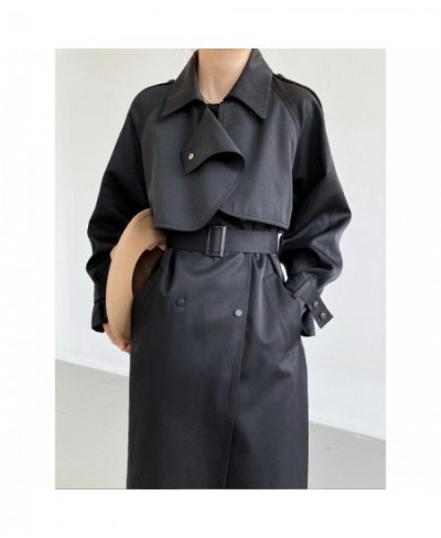 Mid-length windbreaker thin women's 2023 autumn and winter new fashion temperament coat Korean coat women $110.11 - Jackets &...