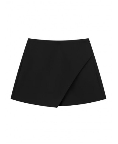 Women's Shorts Skirt New Chic Party Mini Short Skirt High Waist Elegant Shorts Woman Solid Fashion Y2K Shorts $26.09 - Bottoms