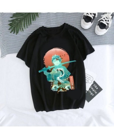 Japanese Anime Demon Slayer T Shirt Unisex Tanjirou Kamado Graphic Tee Shirt Women Kimetsu No Yaiba Nezuko Tshirt Female $23....