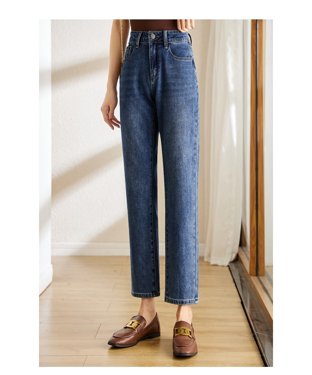 High Waist Harem Jeans Women 2023 Spring Hight Street Fashion Soft Cotton Ankle Length Denim Pants Casual Trousers 70715 $79....