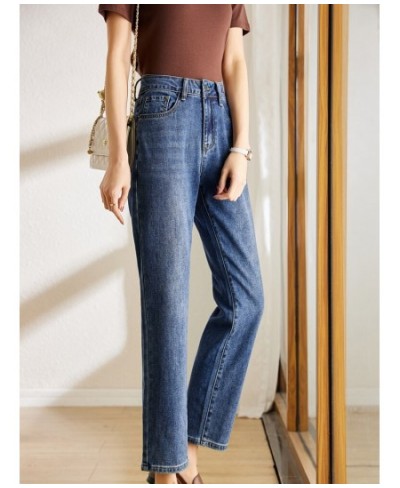 High Waist Harem Jeans Women 2023 Spring Hight Street Fashion Soft Cotton Ankle Length Denim Pants Casual Trousers 70715 $79....