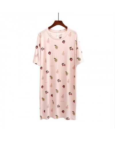 Summer Fruits Full Printed Sweet Women Nightwear O-neck Short Sleeve Pullover Sleepshirts Japan Style Casual Loose Homewear $...