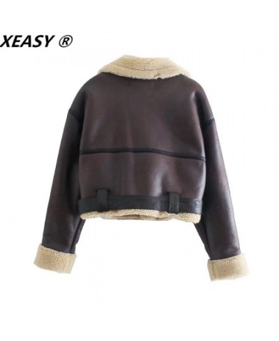 Women Winter Jacket Coats Woman 2023 Turn-Down Collar Fur And Faux Fur Double-Sided Jackets Women Clothing Casual Jackets $94...