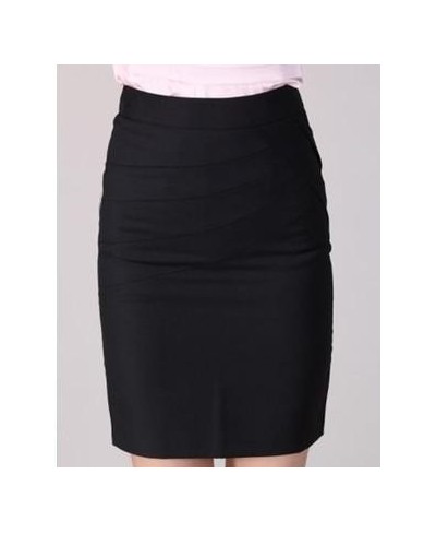 Women Skirt Spring Summer S-4xl Ladies Package Hip High Waist Knee Length Midi Female Slim Work Pencil Clothes Y36 $33.12 - S...