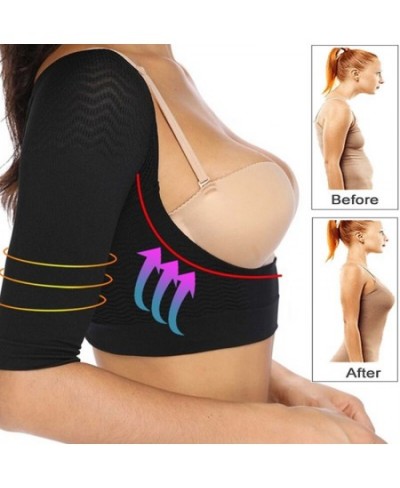 Women's Shapewear Tops Wear Short Sleeve Compression Arm Posture Corrector Crop Top Arm Shapers Humpback Prevent $22.35 - Und...