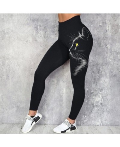 High Waist Black Lady Sexy Pants Raises Butt Push Up Fitness Female Leggings Trousers Animal Print Slim Stretchy Legging Wome...