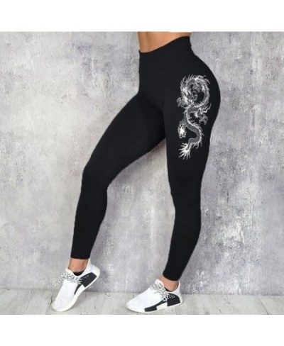 High Waist Black Lady Sexy Pants Raises Butt Push Up Fitness Female Leggings Trousers Animal Print Slim Stretchy Legging Wome...