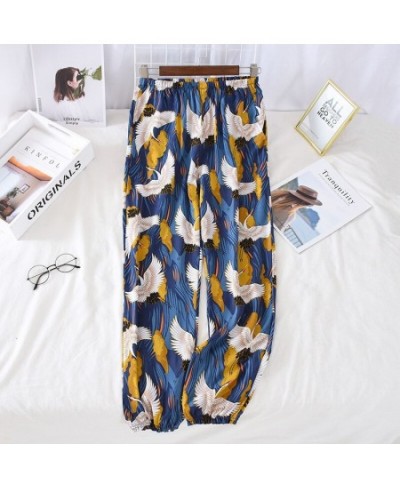 Ladies Sleeping Pants Floral Print Variety Styles Sleep Bottoms Trousers Soft Pants Household Wear $34.48 - Sleepwears