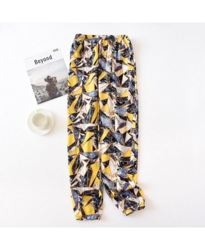 Ladies Sleeping Pants Floral Print Variety Styles Sleep Bottoms Trousers Soft Pants Household Wear $34.48 - Sleepwears