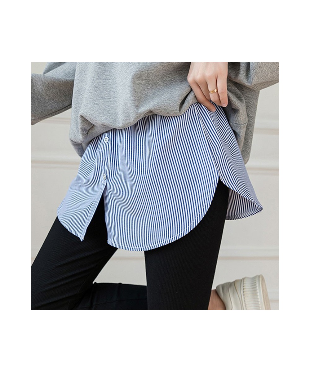 Detachable Underskirt Shirt Extender Women Skirt Fake Blouses Hem Sweep Shirt Extender Adjustable Layering Fake Tops Mini Ski...