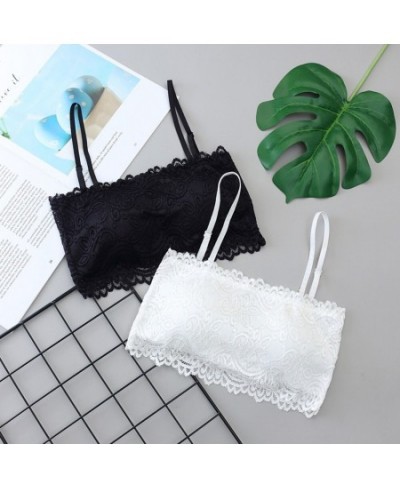 Women's Tube Top Sexy Lace Lingerie Invisible Push Up Bralette Seamless Strapless Bra Lady Underwea Summer Chest Wraps Crop T...