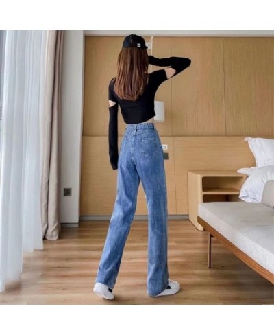 Oversize 5XL Womens Wide Leg Jeans High Waist Baggy Basic Straight Vaqueros Spring Fall Korean Fashion Denim Pants 2023 New $...