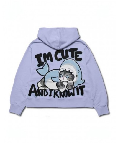 High Street Hip Hop Fashion Loose Tops Kawaii Shark Cat Print Hoodie Women Harajuku Y2K Casual Oversized Sweatshirts Women $4...