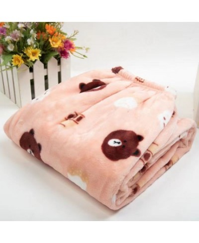 2023 New Winter Women's Plush Pajama Pants Warm Home Pants Thicken Loose Comfortable Elastic Waist Cute Cartoon $51.65 - Slee...