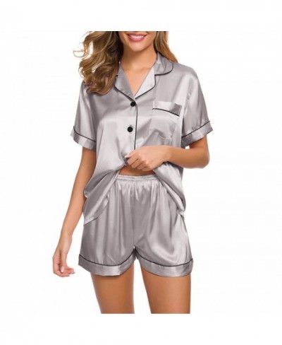 Satin Silk Pajamas for Women Summer Pyjamas Home Clothes Women Nightwear Pajama Set Long Nightgown 5XL Large Size Sleepwear $...