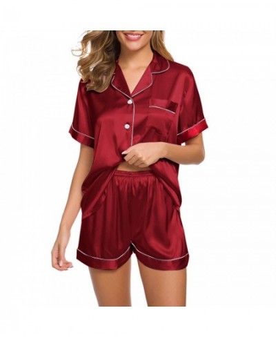 Satin Silk Pajamas for Women Summer Pyjamas Home Clothes Women Nightwear Pajama Set Long Nightgown 5XL Large Size Sleepwear $...