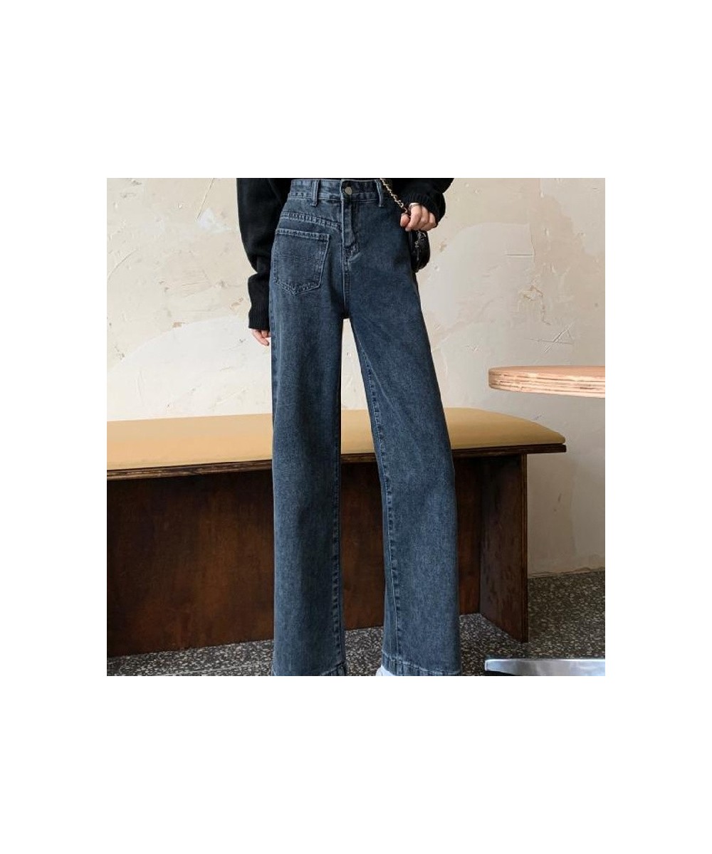 Straight Leg Jeans Woman High Waist Y2k Female Clothing Vintage Jeans Women 2022 Denim Korean Fashion Women's Pants Streetwea...